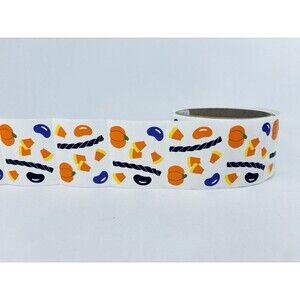 Vintage 1994 Halloween Candy Mrs. Grossman's Stickers Roll‎ Scrapbooking Read!